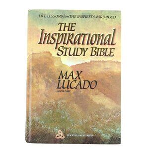 The Inspirational Study Bible By Max Lucado New King James Version Hardcover